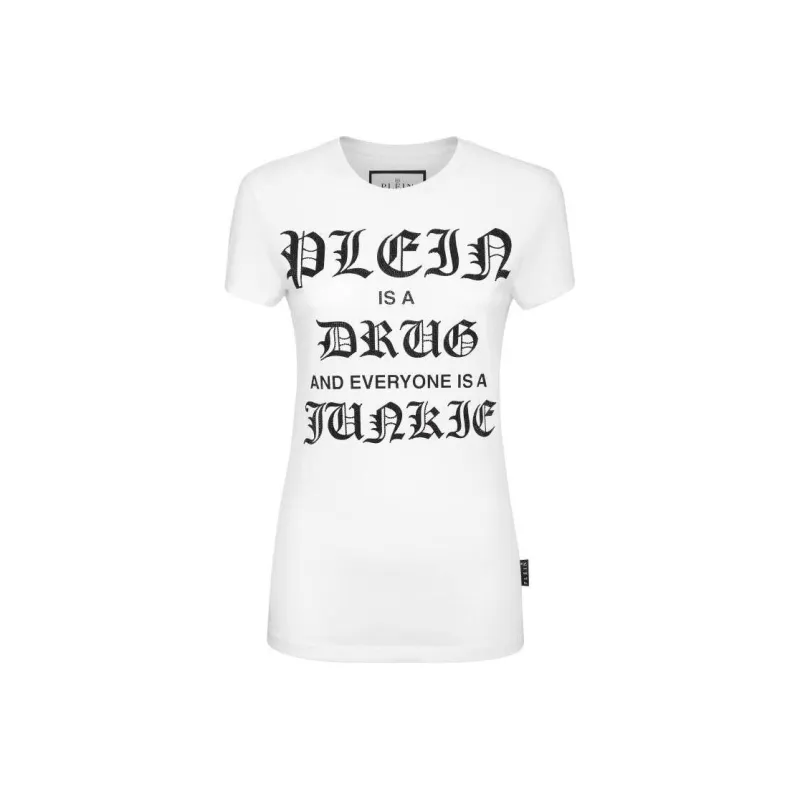 PHILIPP PLEIN Sexy Pure Cotton T shirt-0