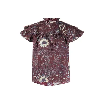 Ulla Johnson Letty Ruffle-sleeve Top