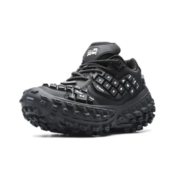 ORD Impact Resistant Support, Abrasion Resistant, Lightweight, Slip Resistant Low Top Chunky Sneakers Unisex Black