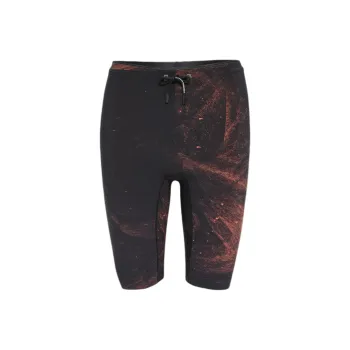 On Race Tights Half Sports Shorts Men's Black Flames