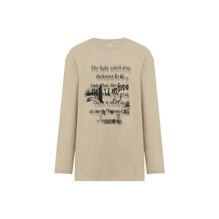 MEIYANG T Shirt Women's Apricot-0
