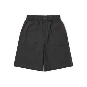 DECESOLO Casual Shorts Unisex Dark Gray