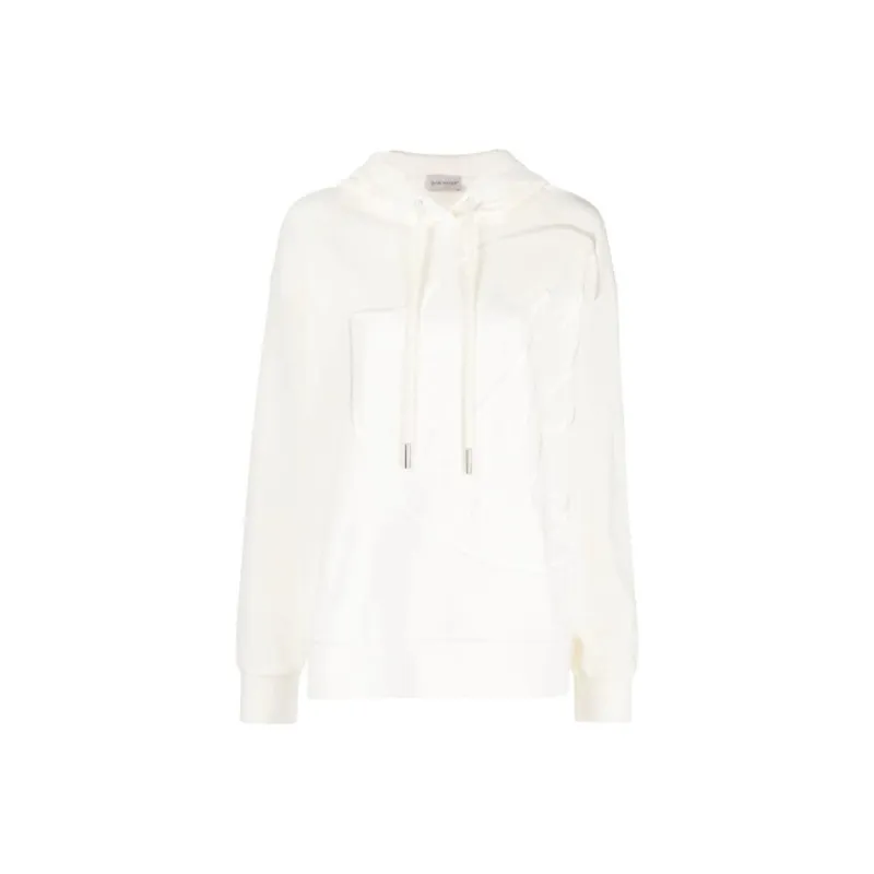 Moncler Logo Embroidered Drawstring Hoodie-0