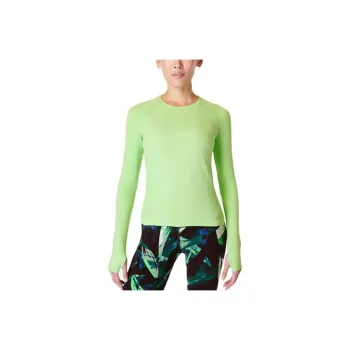 Sweaty Betty Seamless T-Shirt Women's Zest Green Clay Stone