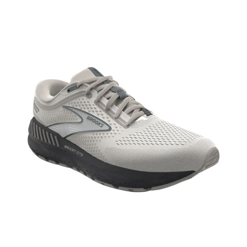 Brooks Anti Slip Wear Resistant Low Top Casual Running Shoes Men's White-2