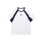 White & Navy Blue