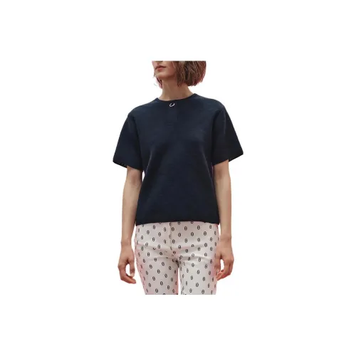 HERMES Crop Tops Women's Marine Blue