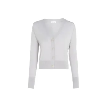 CALVIN KLEIN Sweater Europe Version Women's Light Gray