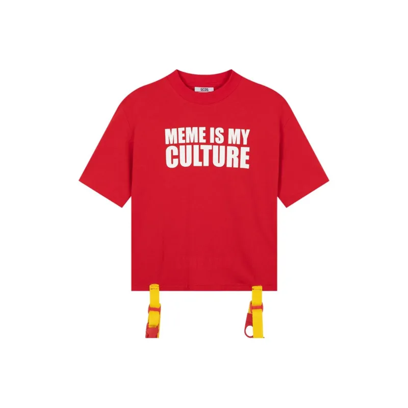 GCDS Crop Tops Women's Red-0