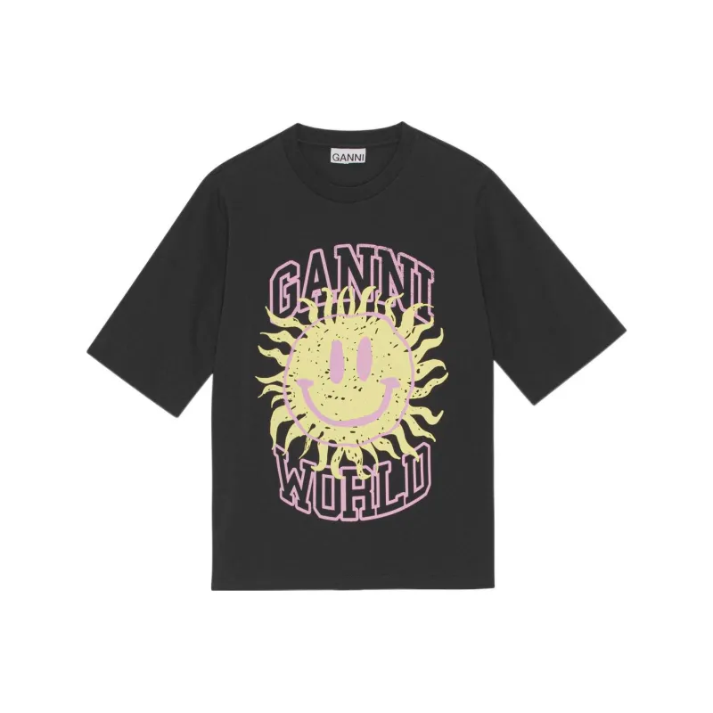 GANNI T Shirts Women's Black-0