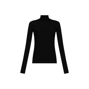 Bottega Veneta Ribbed High Neck Sweater