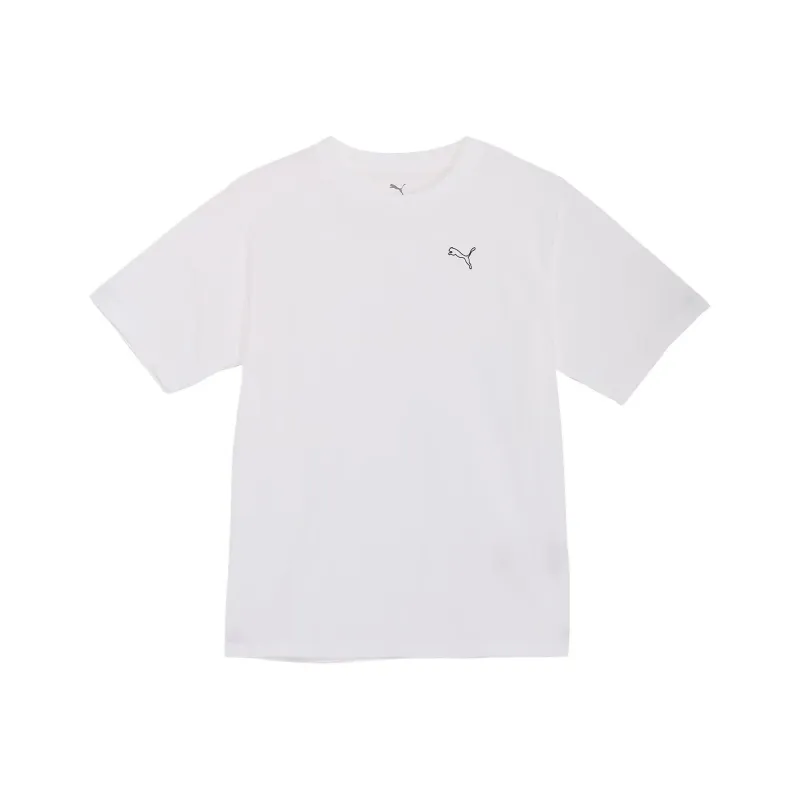 PUMA ESS Drop Shoulder Sleeve T Shirt Women's White-0