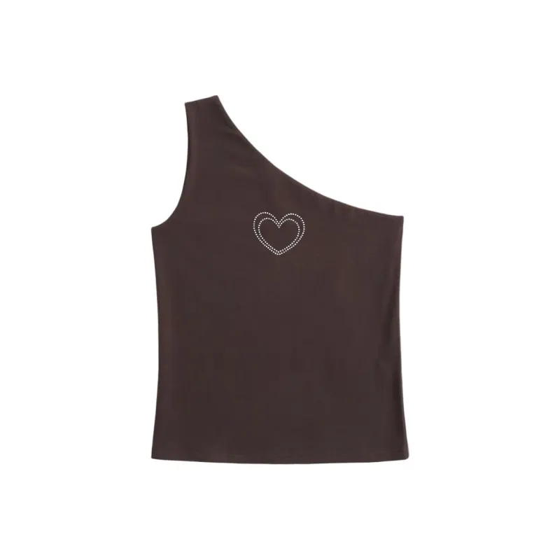 Hollister Tank Tops Women's Brown-0