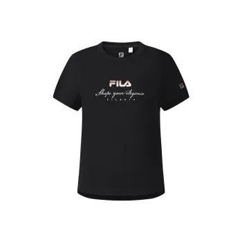 FILA Fitness Regular T Shirt Women's Pitch Black