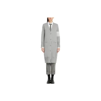 THOM BROWNE 4-Bar Detail Longline Cardigan