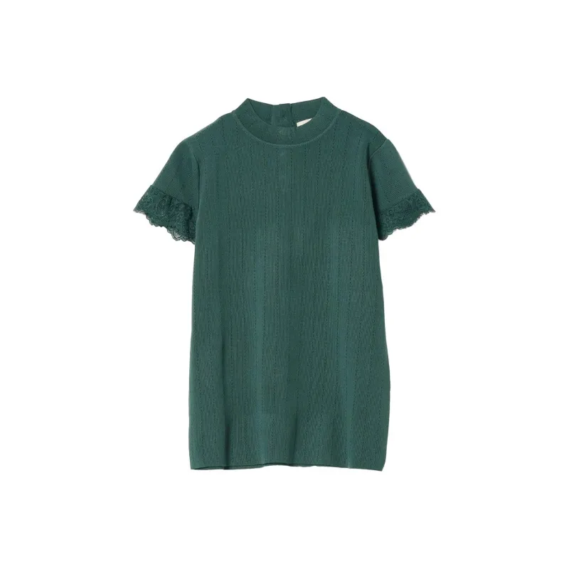Beams T Shirts Women's Green-0