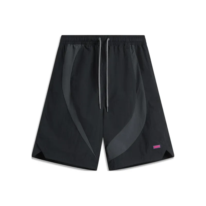 LiNing Badfive Sports Shorts Men's Black Ebony Black-0