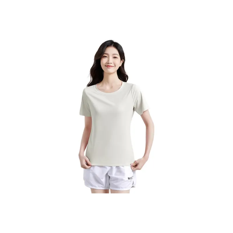 Urban Beauty T-Shirt Women's Cream Yellow-2