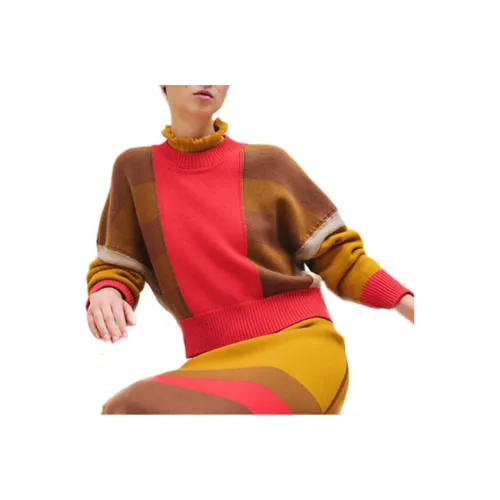 HERMES FW24 Sweater Women's Yellow Ginger
