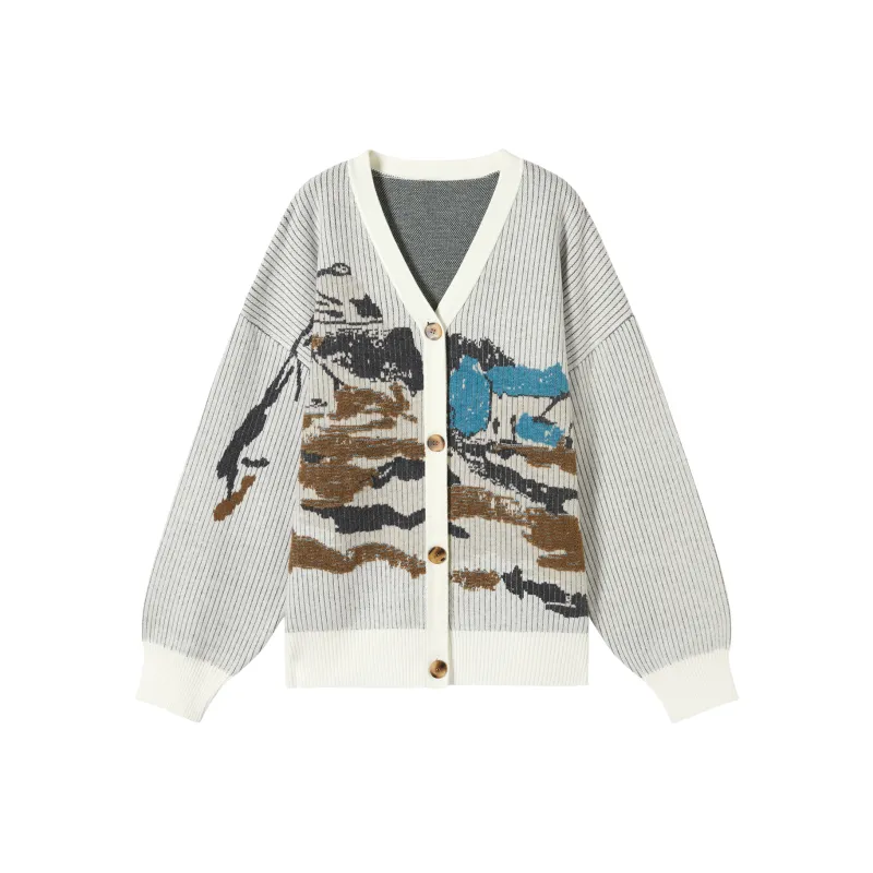 DIALOGUE x KAIYILAIWEN Sweater Women's Moon White-0