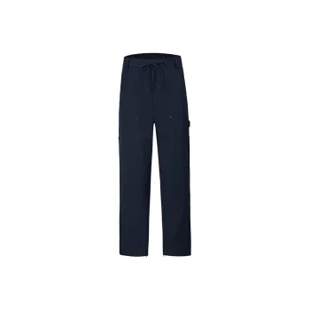 DAVID NAMAN Casual Pants Men's Navy Blue