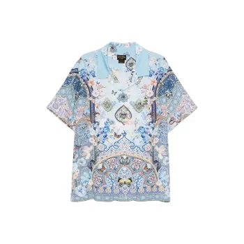 Camilla Short sleeve Camp collared Shirt
