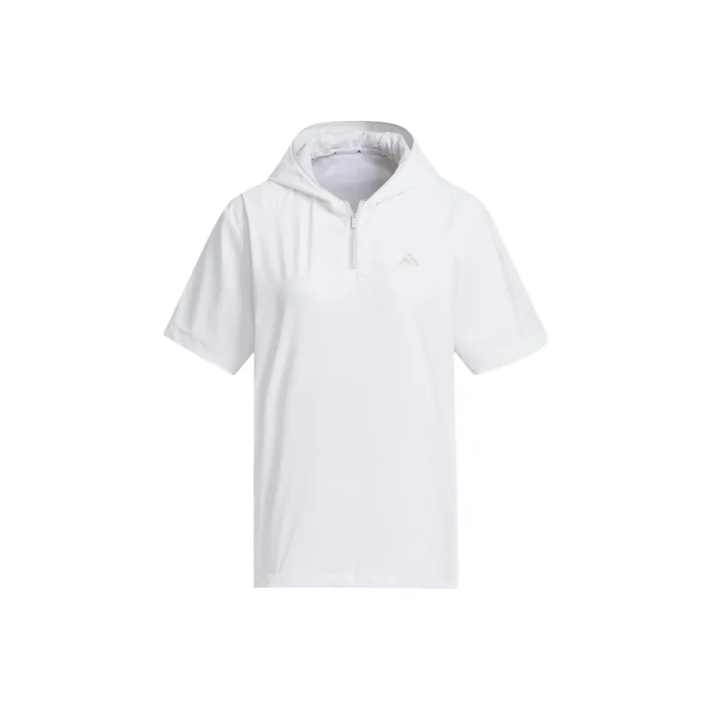 Adidas Adizero Drop Shoulder Sleeve T Shirt Women's White-0