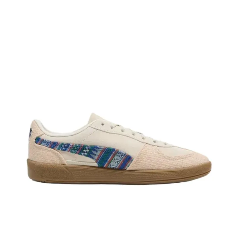 PUMA Palermo Anti Slip Wear Resistant Low Top Skateboard Shoes Unisex Beige-1