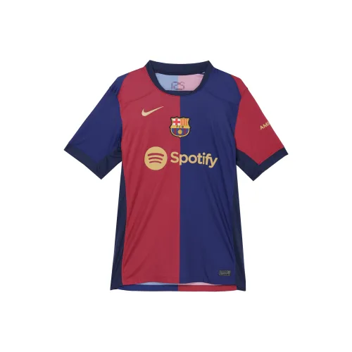 Nike Fc Barcelona 2024/25 Stadium Home Men
s Nike Dri FIT Soccer Replica Jersey