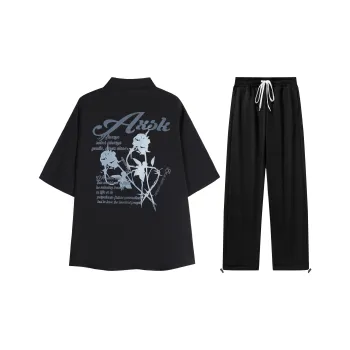 A.X.S.K Shirt Matching Set Unisex
