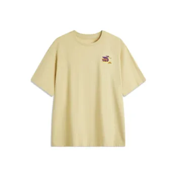 LiNing Sports Lifestyle Collection Sports Fashion Collection T Shirt Women's Lotus Yellow
