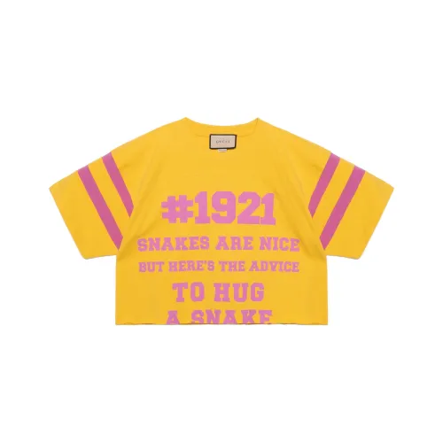 GUCCI 1921 L'Aveugle Par Amour Cropped T shirt