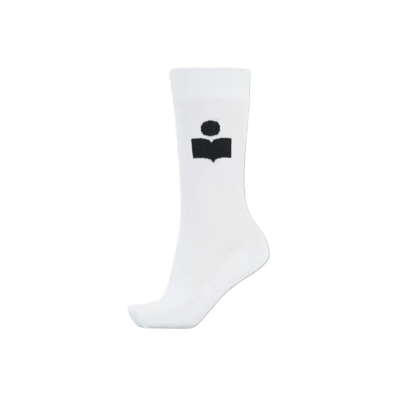 ISABEL MARANT ETOILE Mid Calf Socks Women's 1 Pack White-0