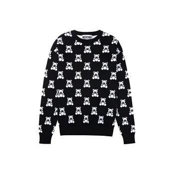 MOSCHINO Sweaters Women's Black Print