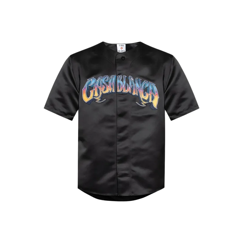 CASABLANCA Gothic Baseball Shirt-0