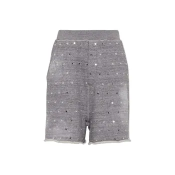 DSQUARED 2 Unbrushed Melange Fleece Shorts