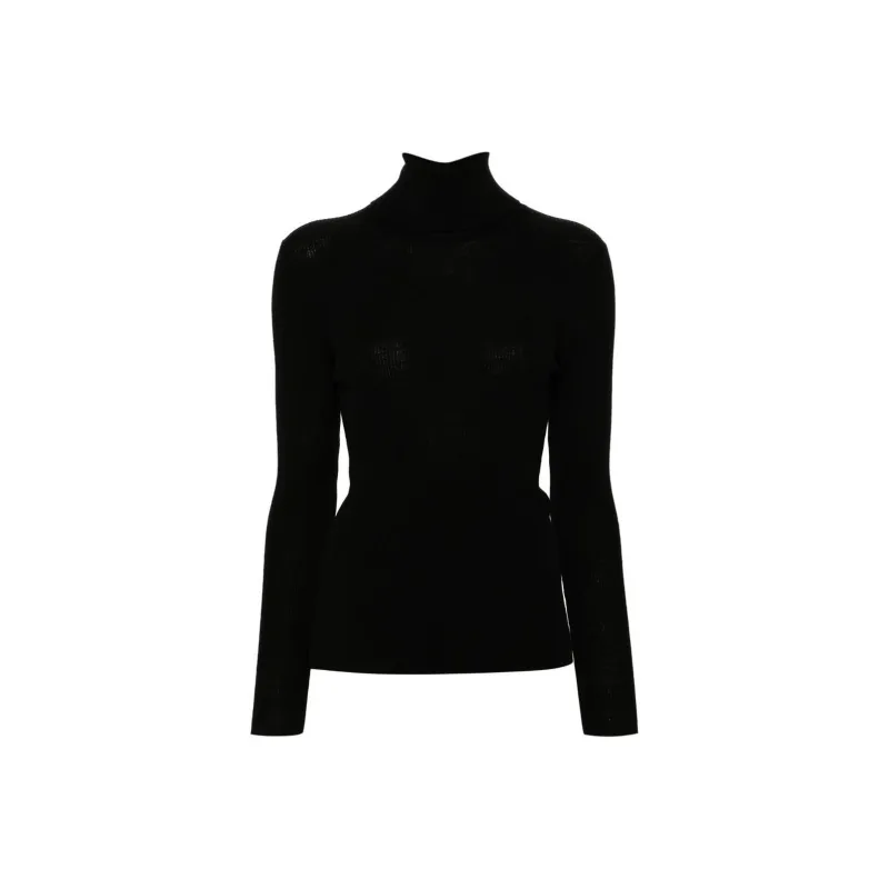 PAROSH Ribbed Jumper-0