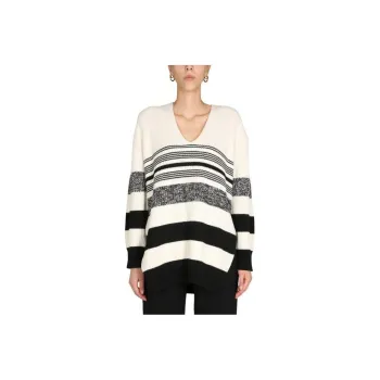 PROENZA SCHOULER Striped Motif Cardigan