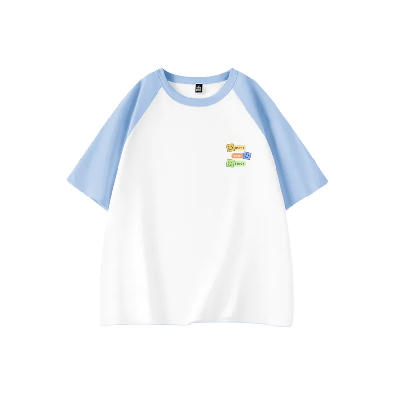 Cotton Raglan Sleeve T Shirt Women's-1