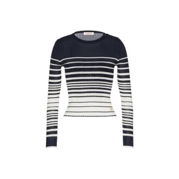 Valentino Striped Long Sleeved Jumper