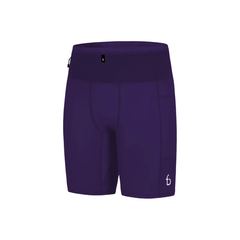FLIPBELT RUNNING TIGHT Sports Shorts Men's Twilight Purple-0