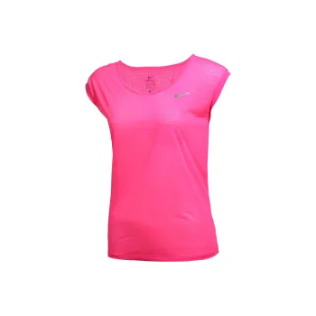 Nike Batwing Sleeve T Shirt Women's Rose Red