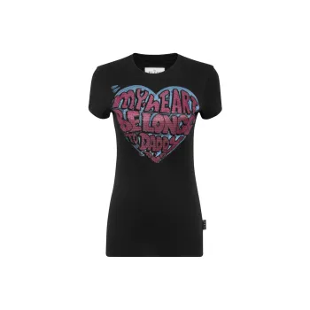 PHILIPP PLEIN Sexy Pure Cotton T shirt