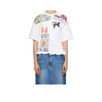 Marine Serre T Shirt Women's White