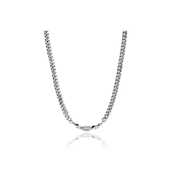 FOREVER MELODY Titanium Steel Necklaces Men's