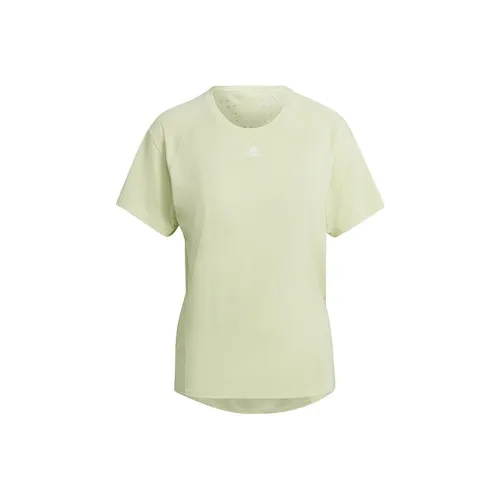 Adidas T Shirts Women's Sour Green