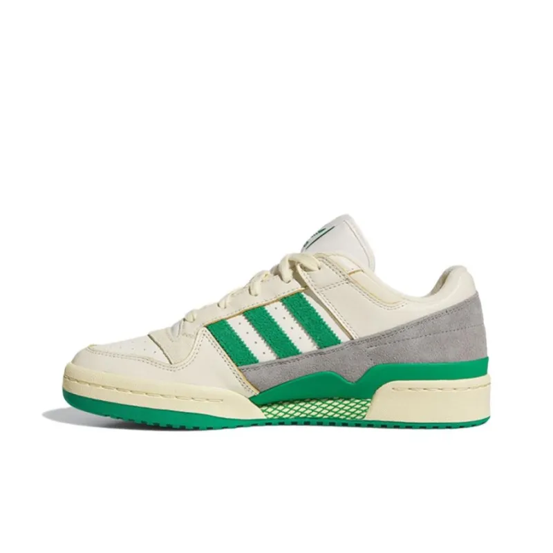 Adidas Forum Low Cl Cream White Green Warm Vanilla-2