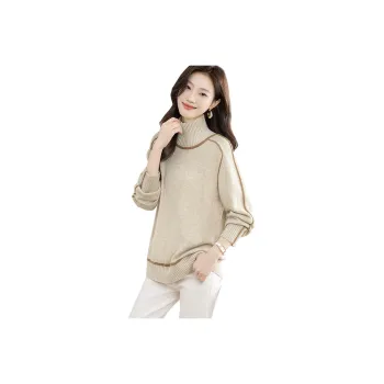 Cypress House Sweater Women's Oat & Yellow Stripes