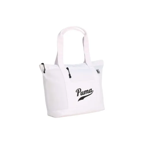PUMA Golf Polyester Tote Bag, Shopping Bag, Shoulder Bag Unisex White