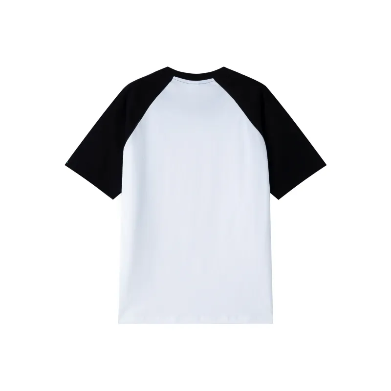 TEME Raglan Sleeve T Shirt Women's White & Black-1